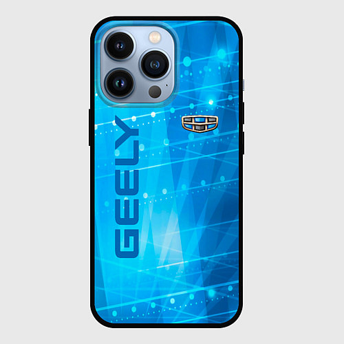 Чехол iPhone 13 Pro Geely sport / 3D-Черный – фото 1