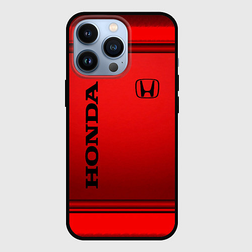 Чехол iPhone 13 Pro Хонда - спорт / 3D-Черный – фото 1