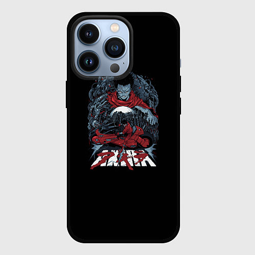 Чехол iPhone 13 Pro Акира - Akira / 3D-Черный – фото 1