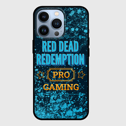 Чехол iPhone 13 Pro Игра Red Dead Redemption: pro gaming / 3D-Черный – фото 1