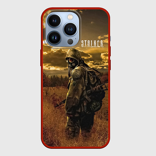 Чехол iPhone 13 Pro STALKER В Поле / 3D-Красный – фото 1