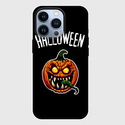 Чехол для iPhone 13 Pro Halloween - светильник Джека, цвет: 3D-черный