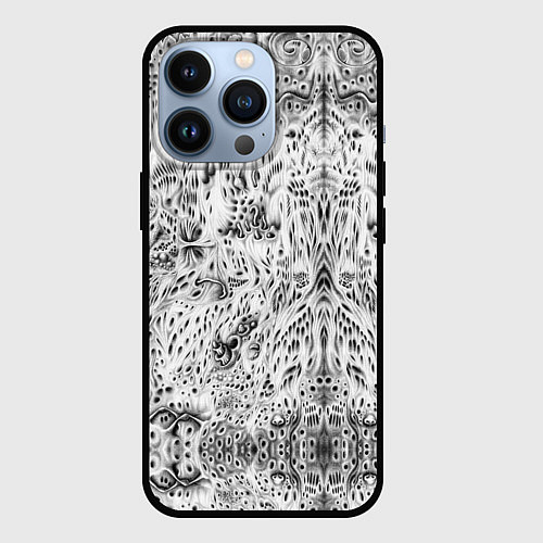 Чехол iPhone 13 Pro Trypophilia / 3D-Черный – фото 1