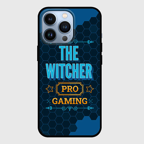 Чехол iPhone 13 Pro Игра The Witcher: pro gaming / 3D-Черный – фото 1