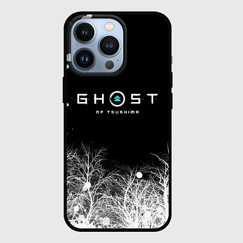 Чехол iPhone 13 Pro Лес Цусимы / 3D-Черный – фото 1