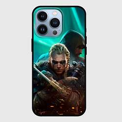 Чехол для iPhone 13 Pro Assassins Creed Valhalla art, цвет: 3D-черный