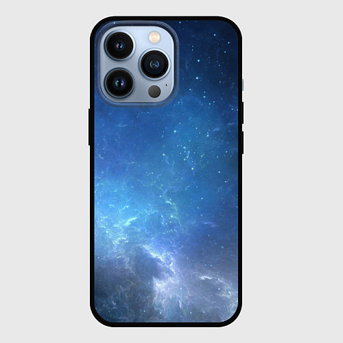 Чехол iPhone 13 Pro Холодное космическое молчание / 3D-Черный – фото 1