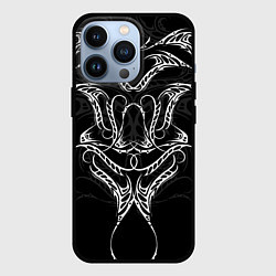 Чехол для iPhone 13 Pro Татуированный боец, цвет: 3D-черный
