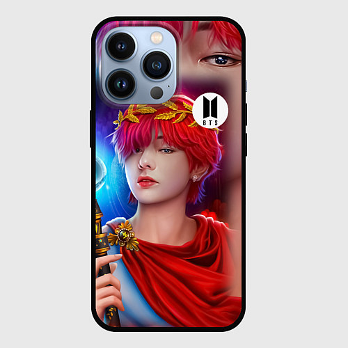 Чехол iPhone 13 Pro BTS Kim Taehyung V / 3D-Черный – фото 1