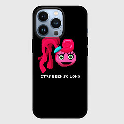Чехол iPhone 13 Pro Мамочка длинные ноги пиксель