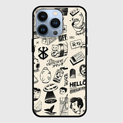 Чехол для iPhone 13 Pro Japan style - retro, цвет: 3D-черный