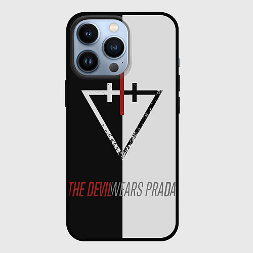 Чехол iPhone 13 Pro The Devil wears prada - Логотип / 3D-Черный – фото 1