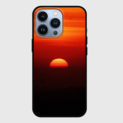 Чехол для iPhone 13 Pro Кавказский восход, цвет: 3D-черный