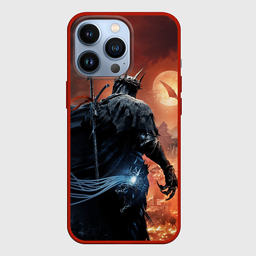 Чехол iPhone 13 Pro The lords of the fallen герой / 3D-Красный – фото 1