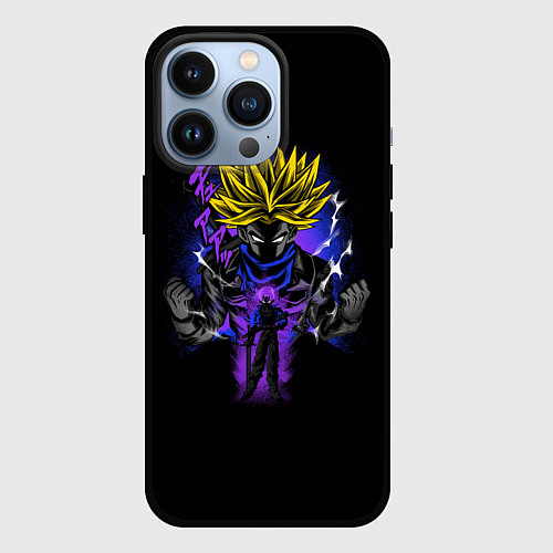 Чехол iPhone 13 Pro Dragon ball rage аниме / 3D-Черный – фото 1