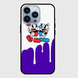 Чехол iPhone 13 Pro Cuphead потёки