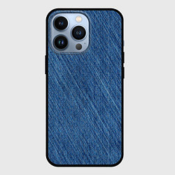 Чехол iPhone 13 Pro Деним - джинсовая ткань текстура