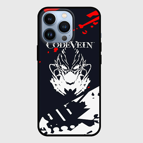 Чехол iPhone 13 Pro Code vein Краска / 3D-Черный – фото 1
