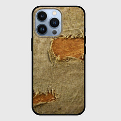 Чехол iPhone 13 Pro Старая рваная мешковина - авангард
