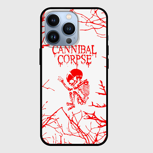 Чехол iPhone 13 Pro Cannibal Corpse ветки / 3D-Черный – фото 1