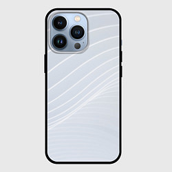 Чехол iPhone 13 Pro Серый фон и белые линии
