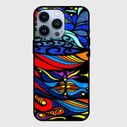 Чехол iPhone 13 Pro Психоделический фон