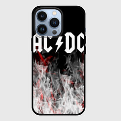 Чехол iPhone 13 Pro AC DC огонь-пламя