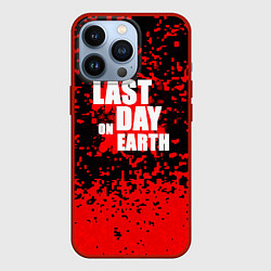 Чехол iPhone 13 Pro The last of us - красная текстура