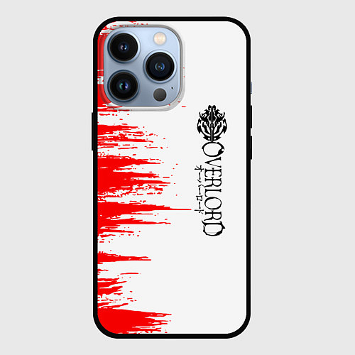 Чехол iPhone 13 Pro Overlord - текстура / 3D-Черный – фото 1