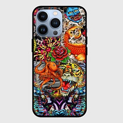 Чехол iPhone 13 Pro Красочная иллюстрация