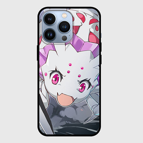 Чехол iPhone 13 Pro Грозная Кумоко / 3D-Черный – фото 1