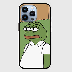 Чехол для iPhone 13 Pro Pepe Gomer прячется в кусты, цвет: 3D-черный
