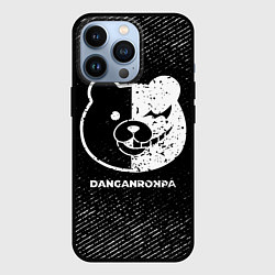 Чехол для iPhone 13 Pro Danganronpa с потертостями на темном фоне, цвет: 3D-черный