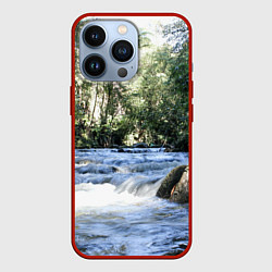 Чехол iPhone 13 Pro Течёт река в лесу
