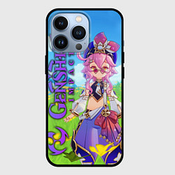 Чехол для iPhone 13 Pro Genshin Impact Дори, цвет: 3D-черный
