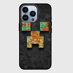 Чехол для iPhone 13 Pro Minecraft rust, цвет: 3D-черный