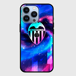 Чехол iPhone 13 Pro Valencia неоновый космос