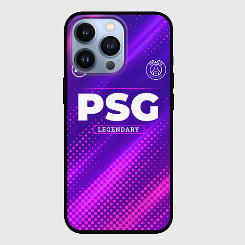 Чехол iPhone 13 Pro PSG legendary sport grunge / 3D-Черный – фото 1