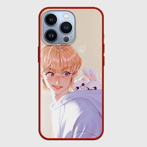 Чехол iPhone 13 Pro SKZOO Felix Jinniret Leebit / 3D-Красный – фото 1