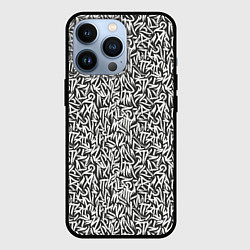 Чехол для iPhone 13 Pro Надпись краской, цвет: 3D-черный