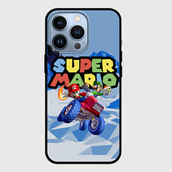 Чехол iPhone 13 Pro Марио и Луиджи гонщики - Super Mario