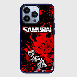 Чехол для iPhone 13 Pro Киберпанк-Самурай - 2077, цвет: 3D-тёмно-синий