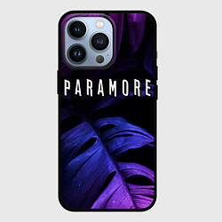 Чехол iPhone 13 Pro Paramore neon monstera
