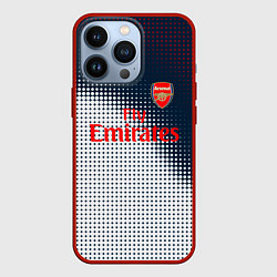 Чехол для iPhone 13 Pro Arsenal logo абстракция, цвет: 3D-красный