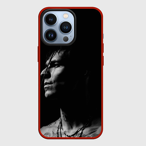 Чехол iPhone 13 Pro Нилетто-профиль / 3D-Красный – фото 1
