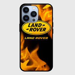 Чехол iPhone 13 Pro Land Rover - gold gradient