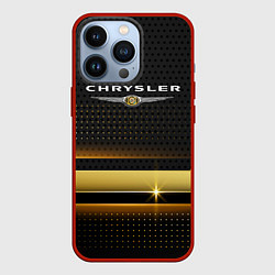 Чехол для iPhone 13 Pro Chrysler abstraction, цвет: 3D-красный