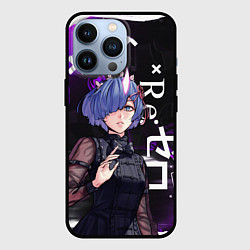 Чехол iPhone 13 Pro Рем в черном - Re:Zero