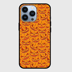 Чехол iPhone 13 Pro Halloween Pumpkin Pattern