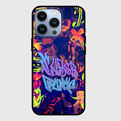 Чехол для iPhone 13 Pro Electronic cyberpunk case, цвет: 3D-черный